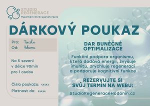 darkovy poukaz studio regenerace hodonin hyperbaricka oxygenoterapie